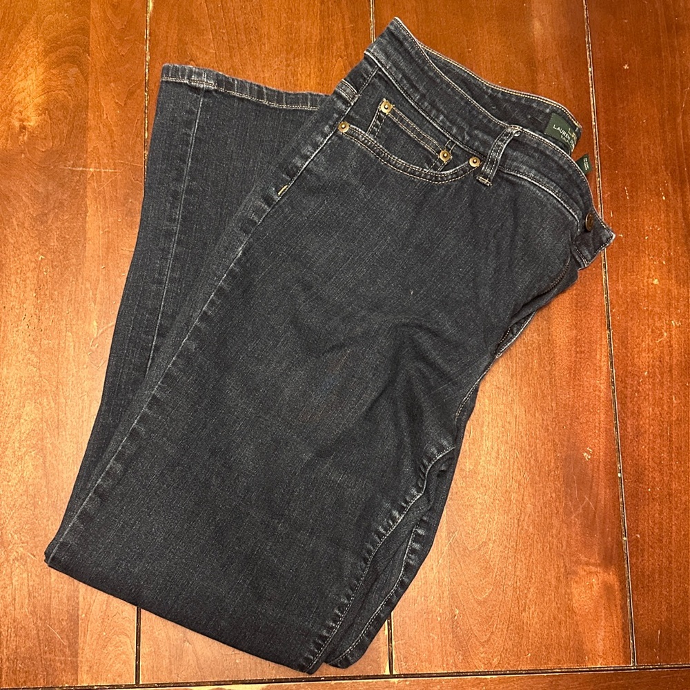 Lauren Ralph Lauren Straight/Slight Flare Leg Jeans, Women’s size 16